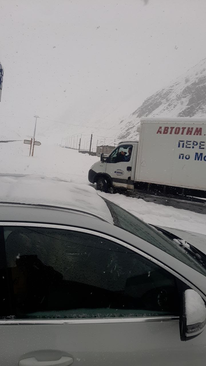 Участок Коби автомобильной дороги Мцхета-Степанцминда-Ларс.