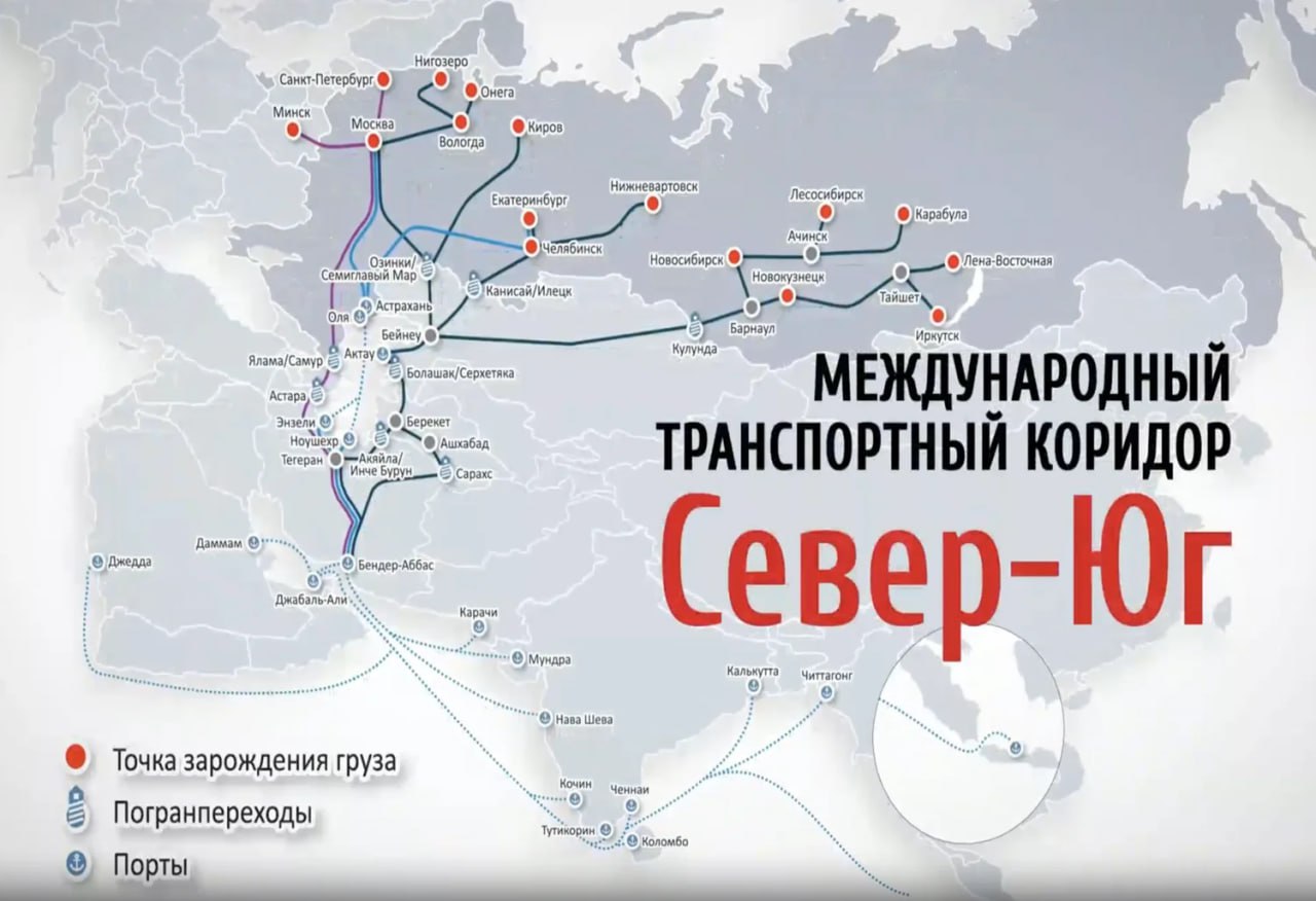 Реалии работы МТК Север-Юг.